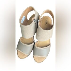 Toms Block Heel Shoes Size 8.5